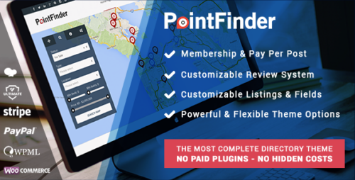 Point Finder Directory 2.0.1 – Directory & Listing WordPress Theme