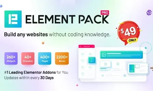 Element Pack Pro 8.0.3 – Addon For Elementor