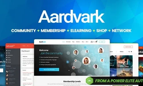 Aardvark 4.6.3 - BuddyPress, Membership & Community Theme