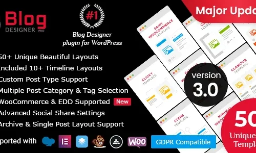 Blog Designer Pro for WordPress 3.4.5