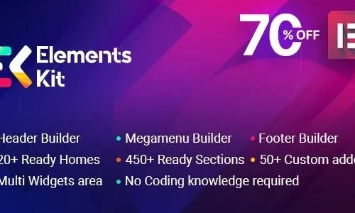 ElementsKit 3.8.9 - The Ultimate Addons for Elementor Page Builder