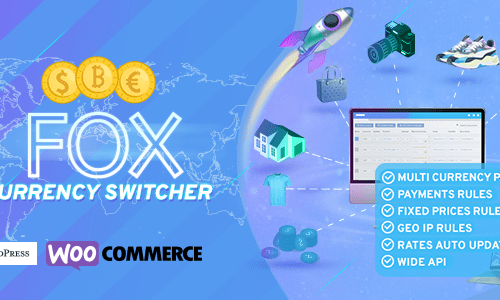 FOX 2.4.2.3 - WooCommerce Currency Switcher Professional - Multi Currency [WOOCS]