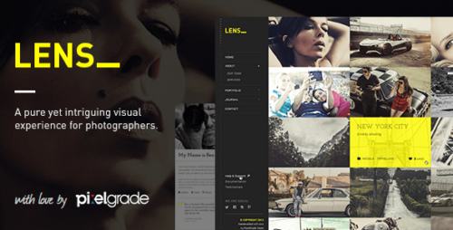 LENS 2.6.0 - An Enjoyable Photography WordPress Theme