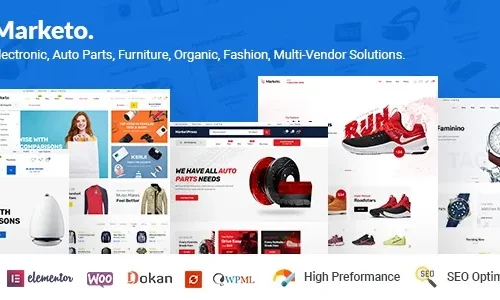 Marketo 5.3.0 – eCommerce & Multivendor Marketplace Woocommerce WordPress Theme