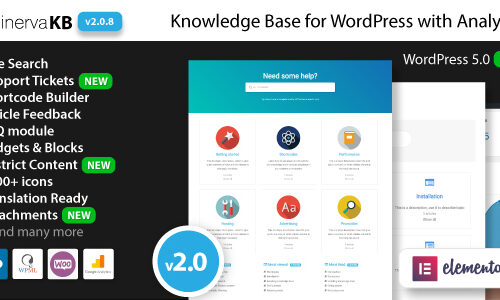 MinervaKB 2.0.8 - Knowledge Base for WordPress with Analytics