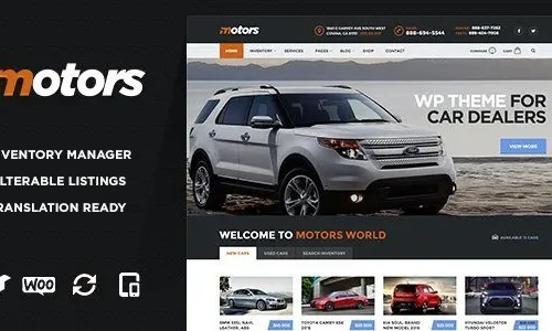 Motors 5.2.6 - Car Dealership, Listing Classified Ads Wordpress Theme