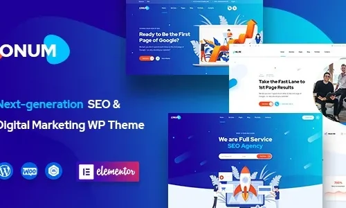 Onum 1.2.16.13 – SEO & Marketing Elementor WordPress Theme