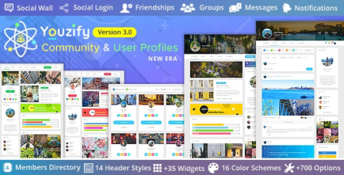 Youzify 3.5.7 - The Best Wordpress User Profile Plugin & Wordpress Community