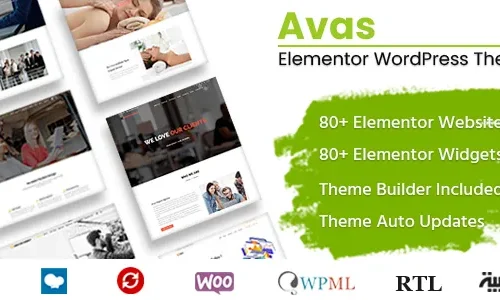 Avas 6.8.4.18 - Multi-Purpose WordPress Theme