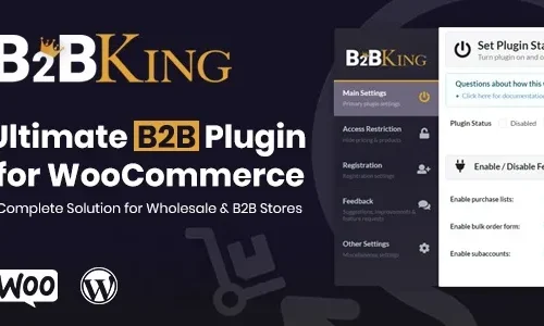 B2BKing 5.4.20 - The Ultimate WooCommerce B2B & Wholesale Plugin