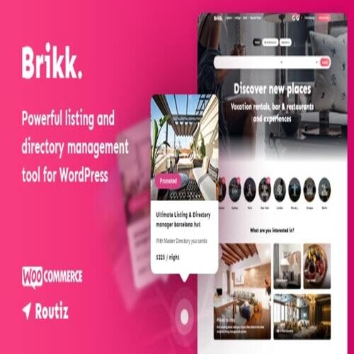 Brikk Directory Listing WordPress Theme