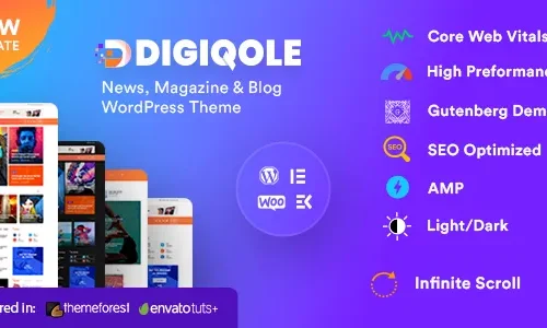 DigiQole 2.2.4 - News Magazine WordPress Theme