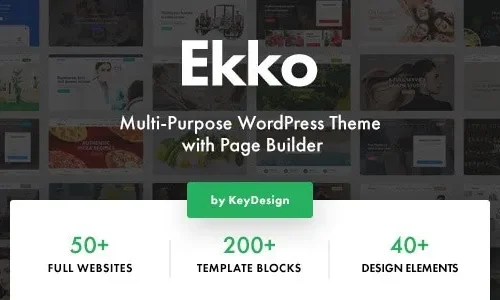 Ekko 4.4 - Multi-Purpose WordPress Theme with Page Builder