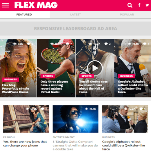 Flex Mag - Powerfully Simple WordPress News Magazine Theme