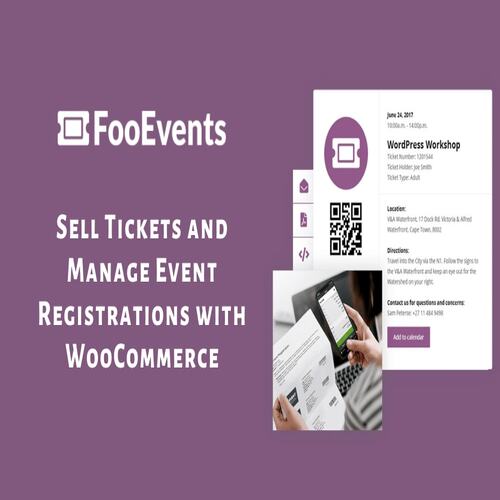 FooEvents for WooCommerce Addons Sell Tickets and Manage Events