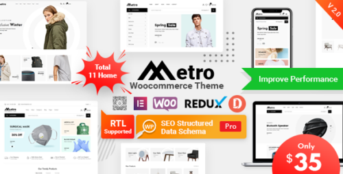 Metro 2.9 - Minimal WooCommerce Theme
