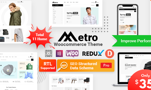 Metro 2.9 - Minimal WooCommerce Theme