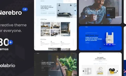 Norebro 1.5.5 - Creative Portfolio Theme for Multipurpose