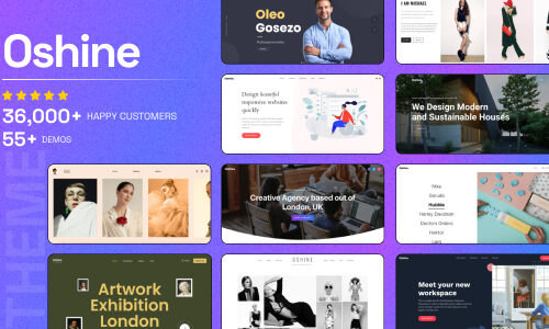 Oshine 7.2.6 – Multipurpose Creative Theme