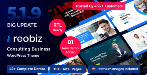Reobiz 5.2.1 - Consulting Business WordPress Theme