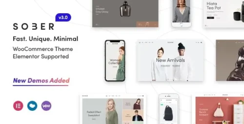 Sober 3.5.0 - WooCommerce WordPress Theme