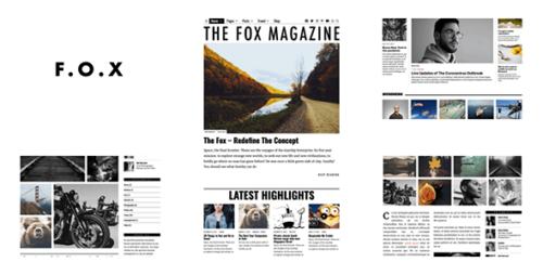 The Fox 4.7.2 - Minimal Blog/Magazine Theme For Creators