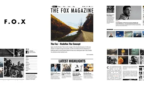 The Fox 4.7.2 - Minimal Blog/Magazine Theme For Creators