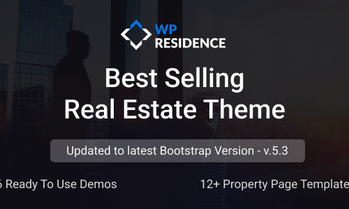 WPResidence 5.1.1 - The most Advanced real estate theme