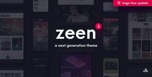 Zeen 4.5.6 - WordPress Theme