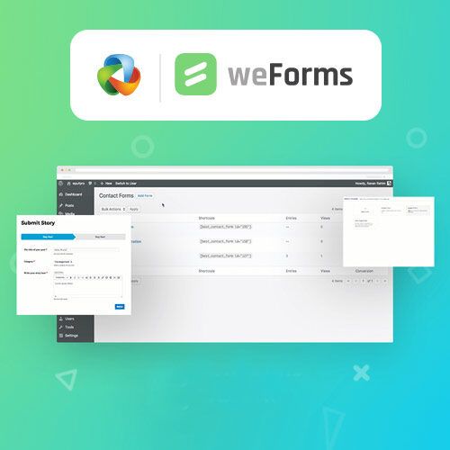 weForms Pro – Easy Drag & Drop Contact Form Builder