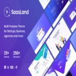 Saasland 3.6.3 – MultiPurpose WordPress Theme for Startup
