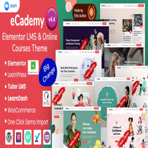 ecademy - elementor lms & online courses theme