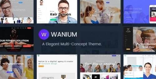 Wanium 1.7.5 - A Elegant Multi-Concept Theme