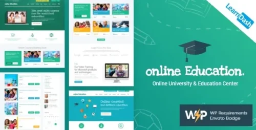 best WordPress education LMS theme for online courses instant download