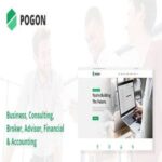 Pogon 1.0.7 - Business and Finance Corporate WordPress Theme