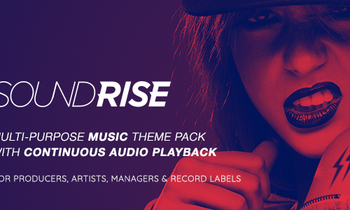 SoundRise 1.5.7 - Music and Artist WordPress Theme