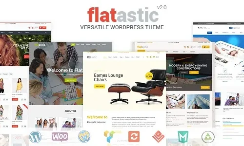 Flatastic 1.8.8 - Versatile Multi Vendor WordPress Theme