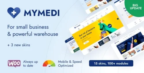 best MyMedi WooCommerce WordPress theme instant download