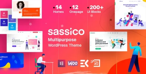Best Sassico WordPress theme download for SaaS startups