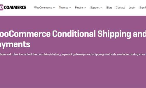 WooCommerce Conditional Shipping and Payments 1.9.5