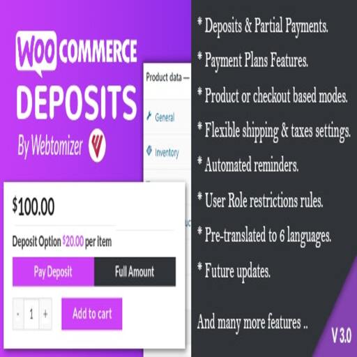 WooCommerce Deposits Partial Payments
