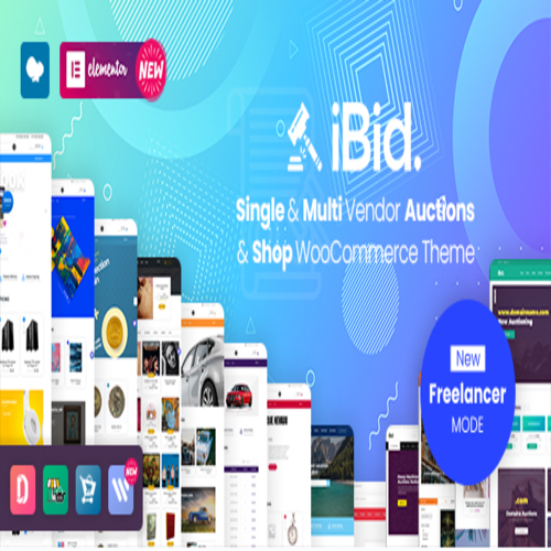 iBid Multi Vendor Auctions WooCommerce Theme