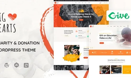 BigHearts 3.1.9 – Charity & Donation WordPress Theme