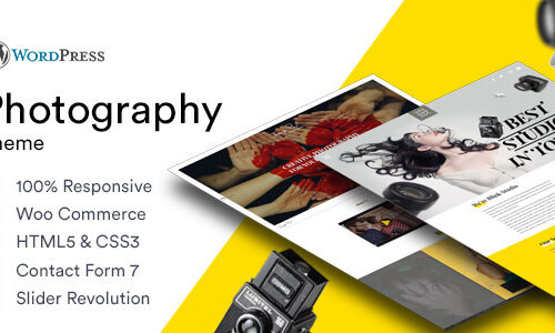 Photography Responsive WordPress Theme 7.2.1