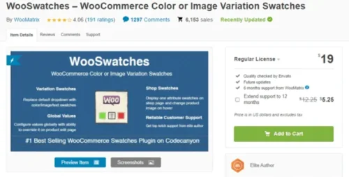 WooSwatches 3.9.26 – Woocommerce Color or Image Variation Swatches
