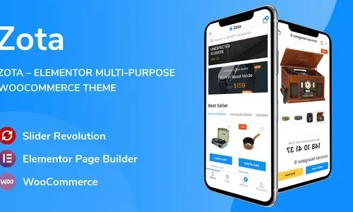 Zota 1.3.10 - Elementor Multi-Purpose WooCommerce Theme