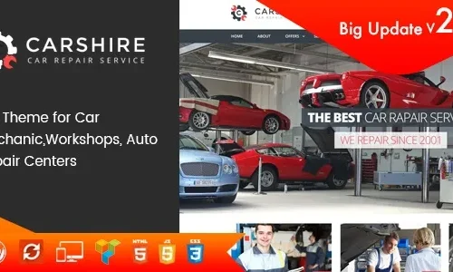 Car Shire 2.7 - Auto Mechanic & Repair WordPress Theme