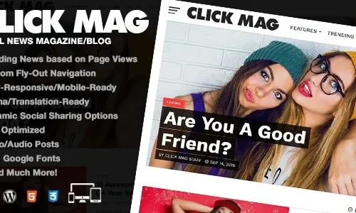 Click Mag 3.4.0 - Viral WordPress News Magazine Blog Theme
