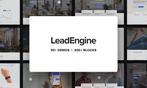 LeadEngine 5.2 - Multi-Purpose WordPress Theme with Page Builder