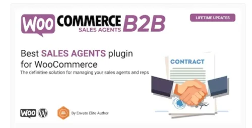 best WooCommerce B2B sales agents plugin instant download